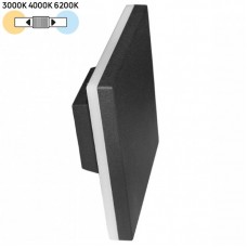 Φωτιστικό Απλίκα LED 10W 230V 1100lm CCT Αλουμινίου Γραφίτης IP54 9-81011